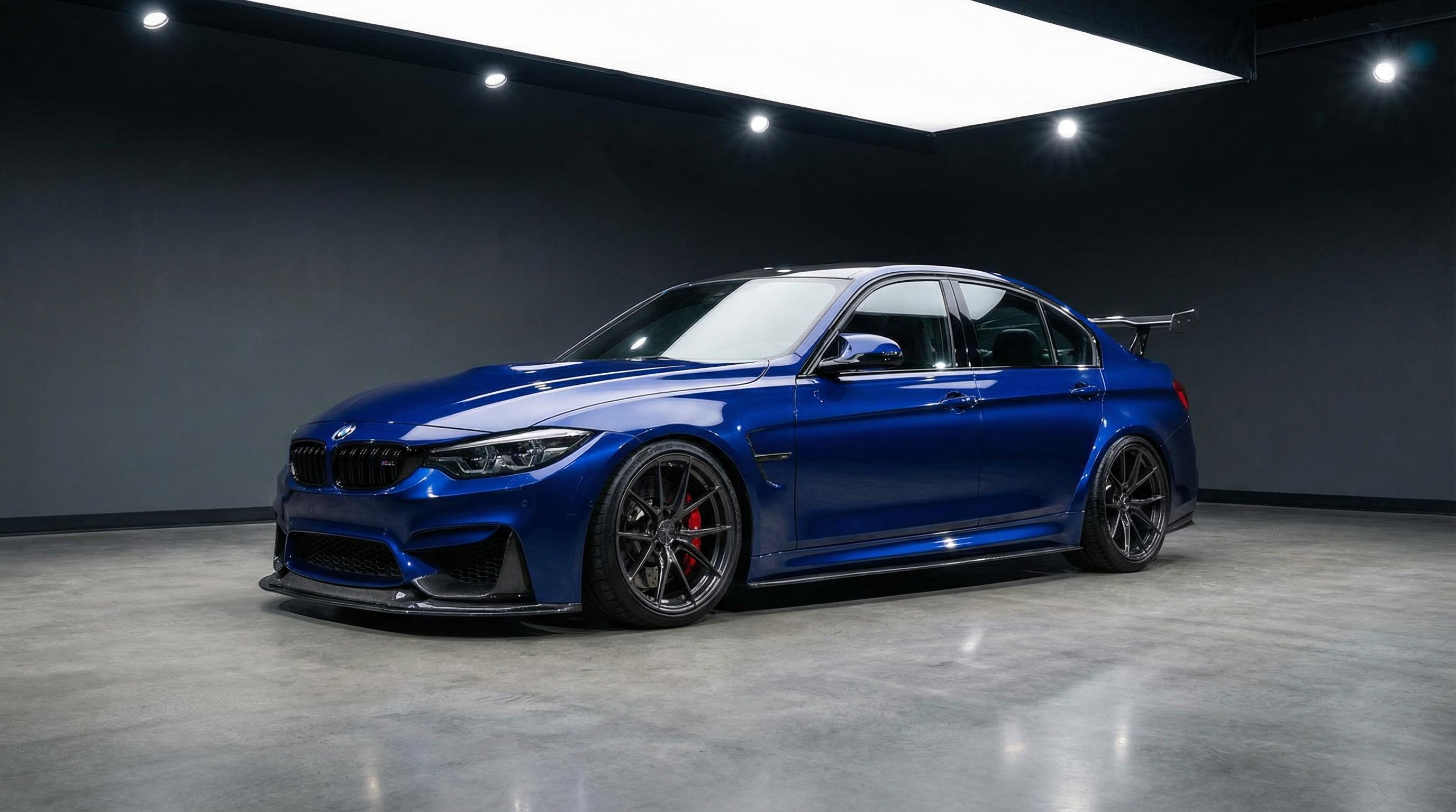 黑料深海蓝轿车改装视频